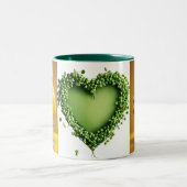 Elegantie in elke slok: verbluffende design koffie tweekleurige koffiemok (Center)