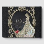 Elegantie in goud en zwart. gastenboek (Achterkant)