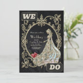 Elegantie in goud en zwart. kaart (Staand voorkant)