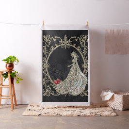 Elegantie in goud en zwart stof