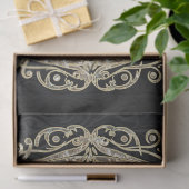 Elegantie in goud en zwart. tissuepapier (Geschenk)