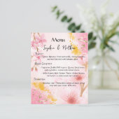 Elegantie in harmonie: roze en gouden bruiloft Men (Staand voorkant)