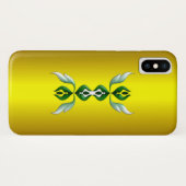 Elegantie in het groen Case-Mate iPhone case (Achterkant (horizontaal))