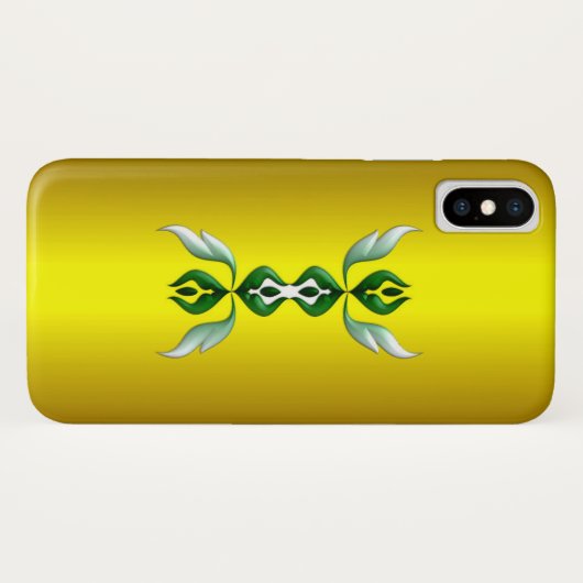 Elegantie in het groen Case-Mate iPhone case (Achterkant (horizontaal))