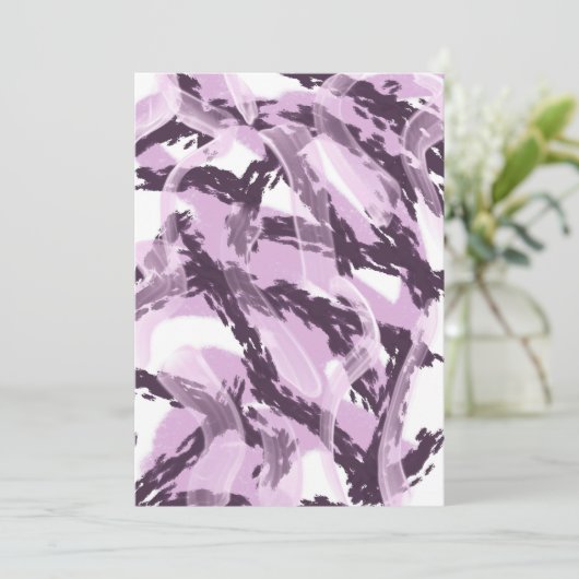 Elegantie in lavens kaart (Staand voorkant)