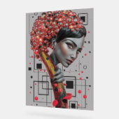 Elegantie in lijnen: 3D-diepte van de zijkant van  Acryl Bord (Hoek)