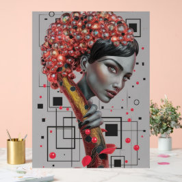 Elegantie in lijnen: 3D-diepte van de zijkant van  Acryl Bord