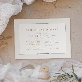 Elegantie in lijst eenvoudig modern repetitiediner kaart