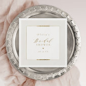 Elegantie in lijstvorm, eenvoudig modern bruidsfee servet