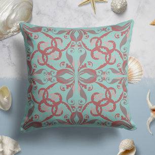 elegantie in Mint Aqua Kussen
