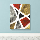 Elegantie in Motion Canvas Print - Abstracte Gouac (Insitu (Houten vloer))