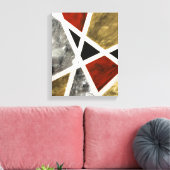 Elegantie in Motion Canvas Print - Abstracte Gouac (Insitu (Woonkamer))