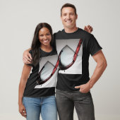 Elegantie in Motion T-Shirt: Wijnkunst gieten T-shirt (Unisex)