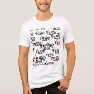 Elegantie in overvloeiende harmonie: "찰랑찰랑"chal-la Tri-Blend shirt