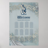 Elegantie in pianotoetsen en bloesems. poster (Voorkant)