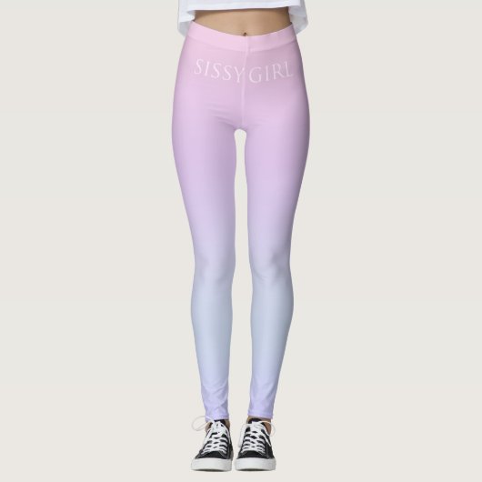 Elegantie in Roze: Sissy Girl Luxe Leggings (Voorkant)