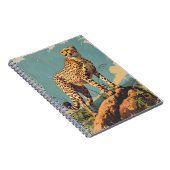 Elegantie in strepen:  Cheetah Notitieboek (Rechterzijde)