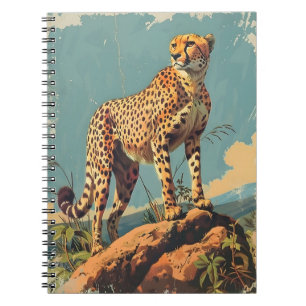 Elegantie in strepen:  Cheetah Notitieboek