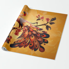 Elegantie in veren cadeaupapier