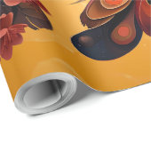 Elegantie in veren cadeaupapier (Rol Hoek)