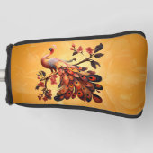 Elegantie in veren golfheadcover (Voorkant)
