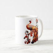 Elegantie in veren koffiemok (Voorkant rechts)