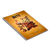 Elegantie in veren notitieboek (Rechterzijde)