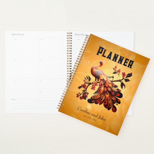Elegantie in veren planner (Display)