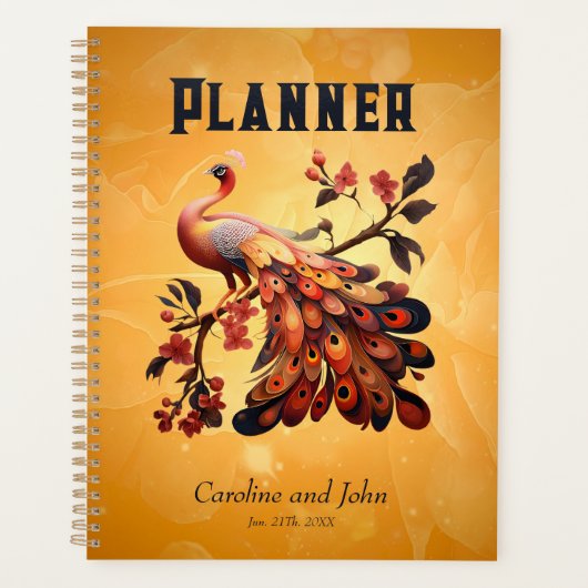 Elegantie in veren planner (Voorkant)