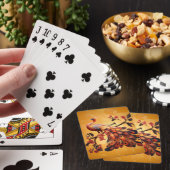 Elegantie in veren pokerkaarten (Insitu)
