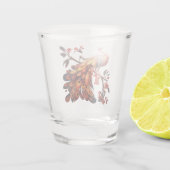 Elegantie in veren shot glas (Achterkant)