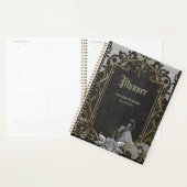 Elegantie in zilver en zwart planner (Display)
