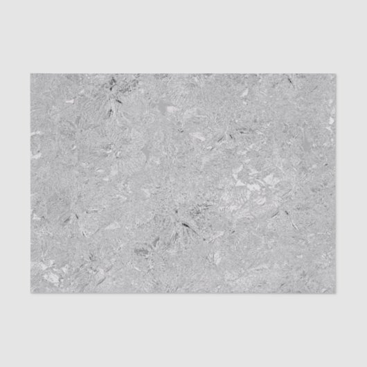 Elegantie in zilver: geëtste hibiscus bloeit tissuepapier (Voorkant)