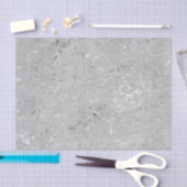 Elegantie in zilver: geëtste hibiscus bloeit tissuepapier (Craft)