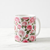 Elegantie is in bloei met deze mooie Rozen Mok (Voorkant rechts)