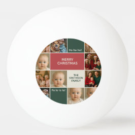 elegantie kerst xmas grappige gezinsfoto's pingpongbal