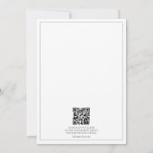 Elegantie Klassieke tekst gebaseerd en monogram Kaart (Achterkant)