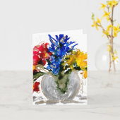 Elegantie Liefdevolheid Ziel Schilderen Kaart (Gele Bloem)