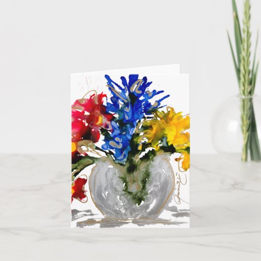 Elegantie Lovitude Ziel Schilderen Kaart (Voorkant)