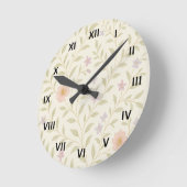 ELEGANTIE & MODERN Royalgreen Wildflower Wandklok (Hoek)