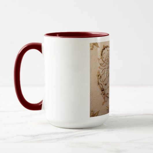 Elegantie Mok: Veroudering als een fijne wijn Mok (Links)