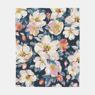 elegantie naadloos patroon met slopende appel tr fleece deken