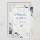 Elegantie onthuld: uw exclusieve uitnodiging (Voorkant / Achterkant)