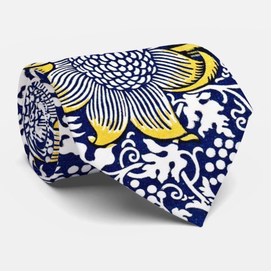 Elegantie onthuld - William Morris's Kennet Stropdas (Opgerold)