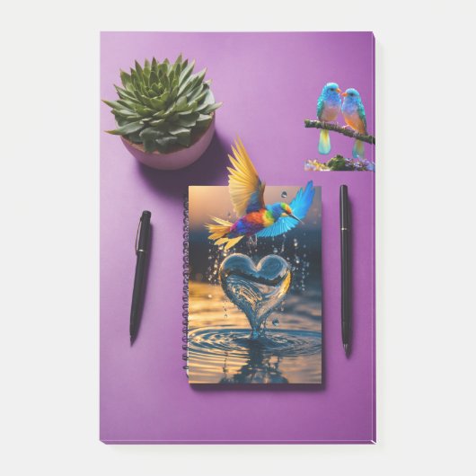 "Elegantie ontketend: verbluffend Notitieboek & pe Post-it® Notes (Voorkant)