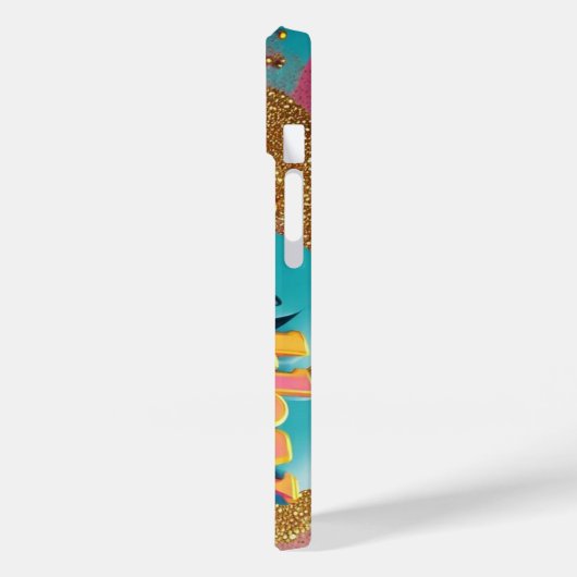 Elegantie ontmoet Humor Case-Mate iPhone Case (Achterkant / Links)