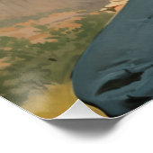 Elegantie op de prairie: Wild West Whispers Perfect Poster (Hoek)