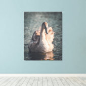 Elegantie op de Wye Canvas Afdruk (Insitu (Houten vloer))