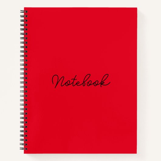 Elegantie op elke pagina: merk 8,5" x 11" notitieboek (Voorkant)