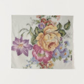 Elegantie: op porselein geïnspireerd wandtapijt wandkleed (Voorkant (horizontaal))